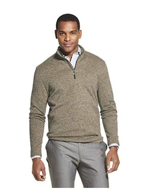 Van Heusen Men's Flex Long Sleeve 1/4 Zip Soft Sweater Fleece