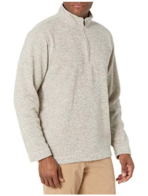 Van Heusen Men's Flex Long Sleeve 1/4 Zip Soft Sweater Fleece