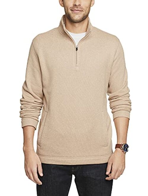 Van Heusen Men's Flex Long Sleeve 1/4 Zip Soft Sweater Fleece