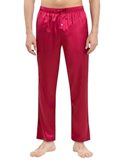 YIMANIE Men's Silk Pajama Pant Comfy Soft Lounge Sleep Pants