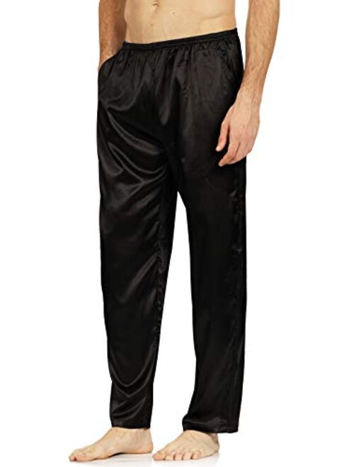 YIMANIE Men's Silk Pajama Pant Comfy Soft Lounge Sleep Pants