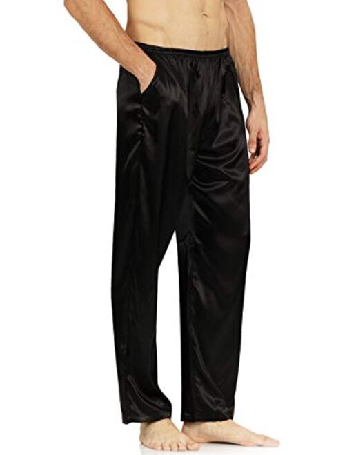 YIMANIE Men's Silk Pajama Pant Comfy Soft Lounge Sleep Pants