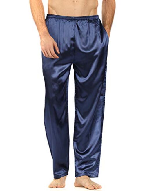 YIMANIE Men's Silk Pajama Pant Comfy Soft Lounge Sleep Pants