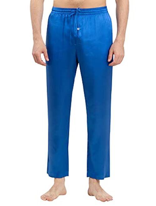 YIMANIE Men's Silk Pajama Pant Comfy Soft Lounge Sleep Pants