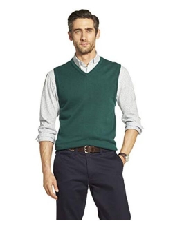 Men's Premium Essentials Solid V-Neck 12 Gauge Sweater Vest