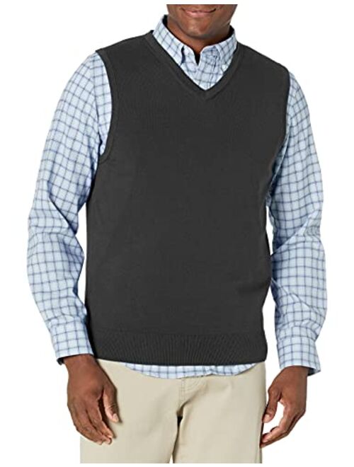 Cutter & Buck Men's Machine Washable Lakemont V-Neck Sweater Vest