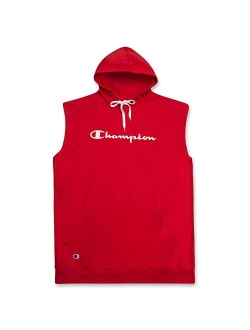 Big and Tall Mens Sleeveless Popover Hoodie - Gym Workout Mens Hoodies