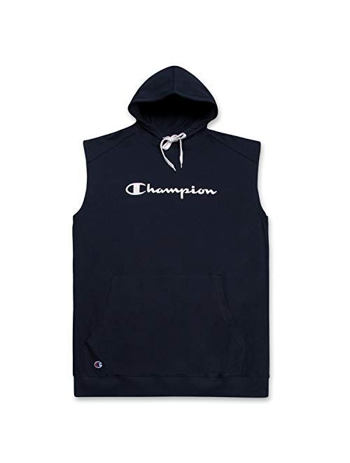 Champion Big and Tall Mens Sleeveless Popover Hoodie - Gym Workout Mens Hoodies