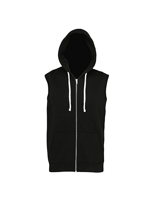 Awdis Just Hoods Mens Sleeveless Hoodie Jacket