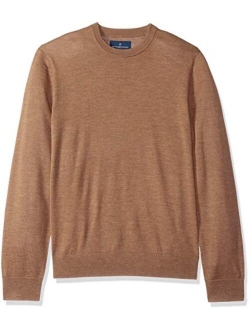 Buttoned Down Men's Italian Merino Wool Lightweight Cashwool Crewneck Sweater