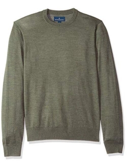 Buttoned Down Men's Italian Merino Wool Lightweight Cashwool Crewneck Sweater