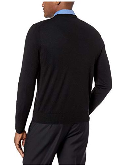 Buttoned Down Men's Italian Merino Wool Lightweight Cashwool Crewneck Sweater