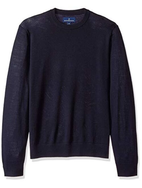 Buttoned Down Men's Italian Merino Wool Lightweight Cashwool Crewneck Sweater