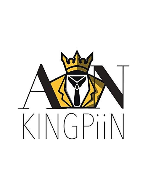 A N KINGPiiN Lapel Pin for Men Elegant Crystal Crown Brooch Costume Pin Shirt Studs Men's Accessories