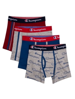 Boys 4-20 Champion 4-Pack Boxer Briefs