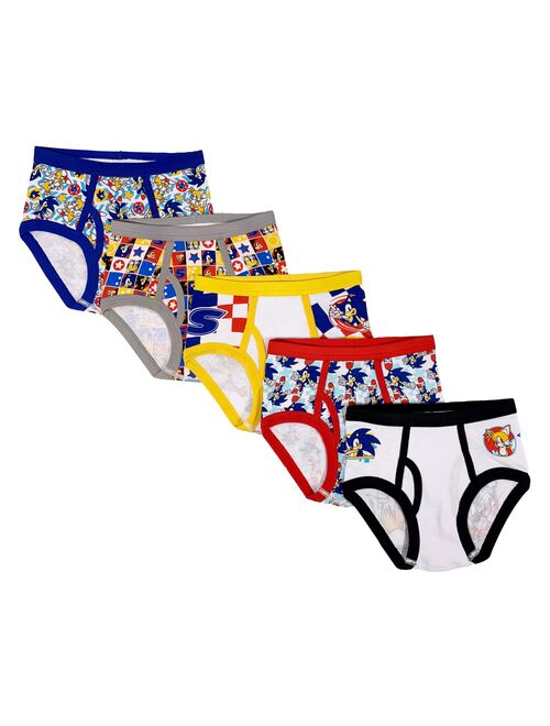 Boys 4-20 Sonic the Hedgehog 5-Pack Briefs