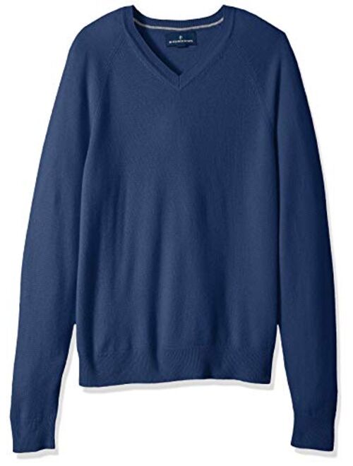 Buttoned Down Men's Cashmere V-Neck Sweater