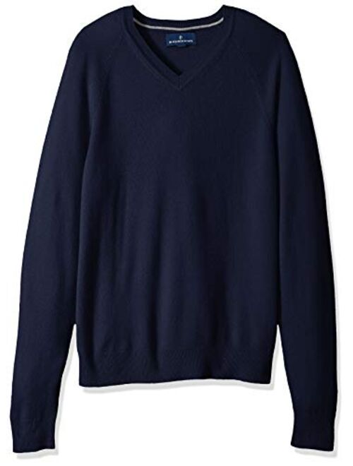 Buttoned Down Men's Cashmere V-Neck Sweater