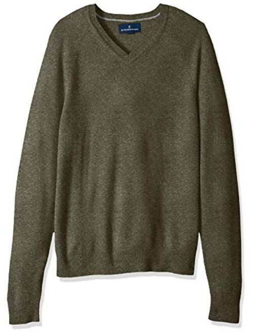 Buttoned Down Men's Cashmere V-Neck Sweater