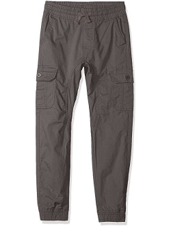 Washed Stretch Ripstop Cargo Jogger Pants