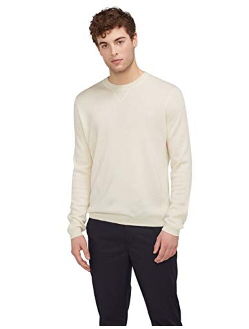 State Cashmere Essential Crewneck Sweater 100% Pure Cashmere Pullover Knitted Base Layer for Men