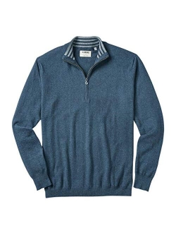 Linksoul Cotton-Cashmere Quarter-Zip Sweater