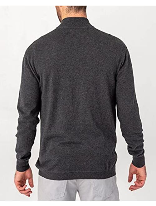 Linksoul Cotton-Cashmere Quarter-Zip Sweater