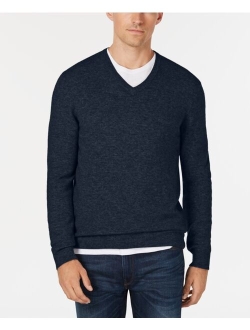 Men's V-Neck Cashmere Sweater, Created for Macy's