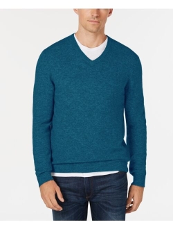 Men's V-Neck Cashmere Sweater, Created for Macy's