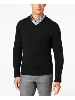 Men's V-Neck Cashmere Sweater, Created for Macy's