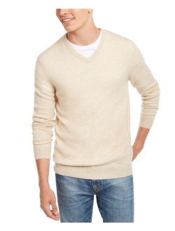 Men's V-Neck Cashmere Sweater, Created for Macy's