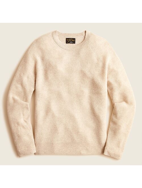 J.Crew Cashmere waffle crewneck sweater