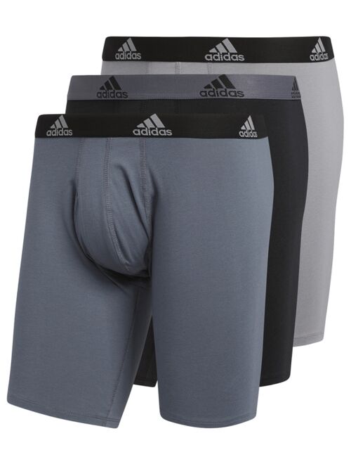 Adidas Men's 3-Pk. Performance Long Boxer Briefs