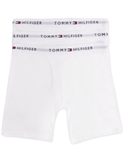 Men's 3-Pk. Classic Cotton Boxer Briefs