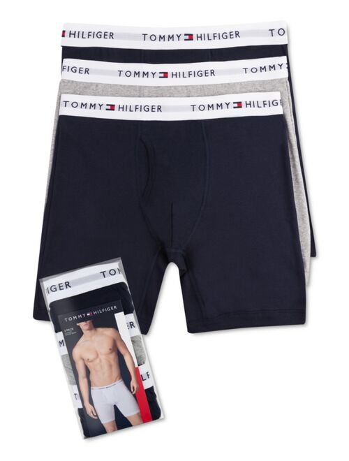 Tommy Hilfiger Men's 3-Pk. Classic Cotton Boxer Briefs