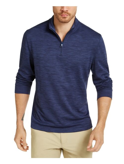 Club Room Men's Quarter-Zip Tech Sweatshirt, Created for Macy's