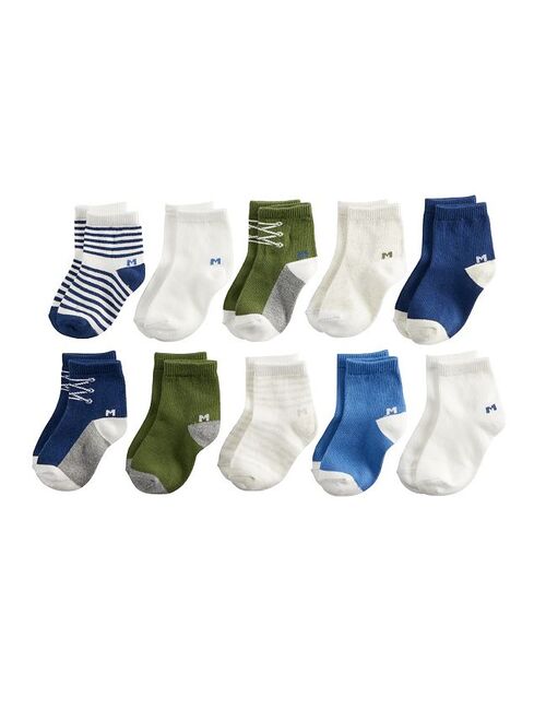 Baby Boy Jumping Beans® 10-pk. Crew Socks