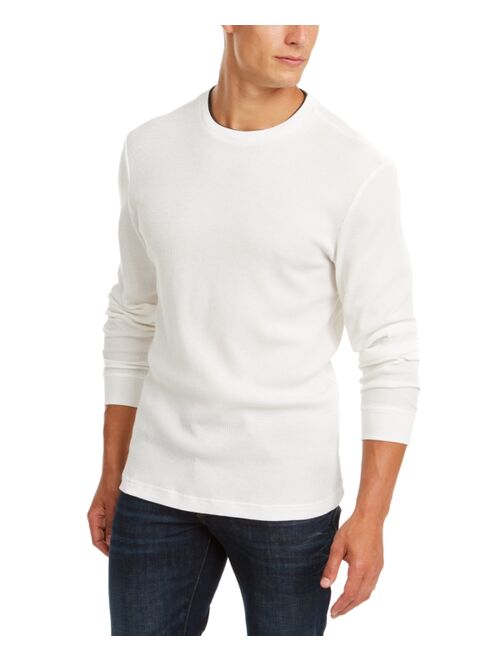 Club Room Men's Thermal Crewneck Shirt, Created for Macy's