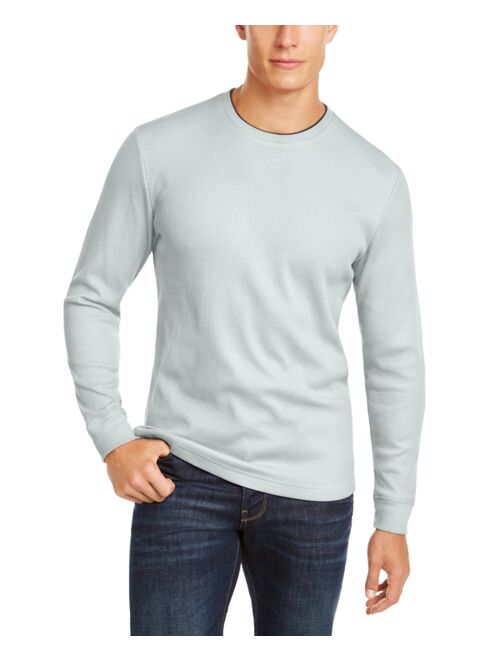 Club Room Men's Thermal Crewneck Shirt, Created for Macy's