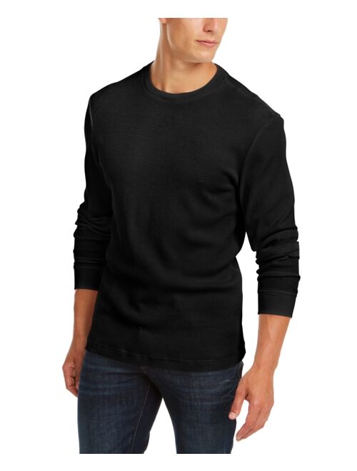 Club Room Men's Thermal Crewneck Shirt, Created for Macy's