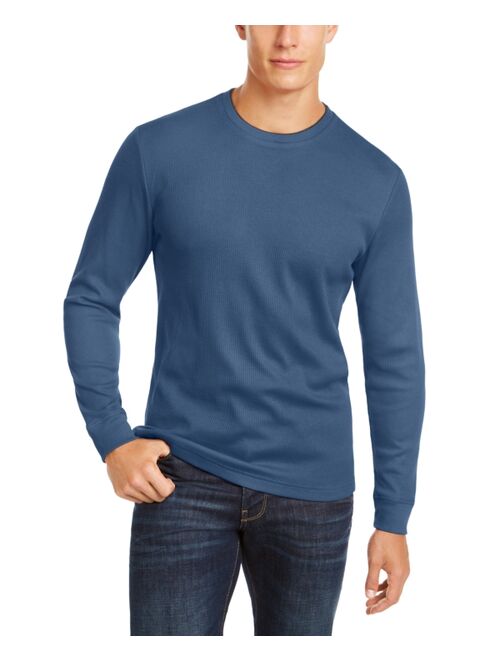 Club Room Men's Thermal Crewneck Shirt, Created for Macy's