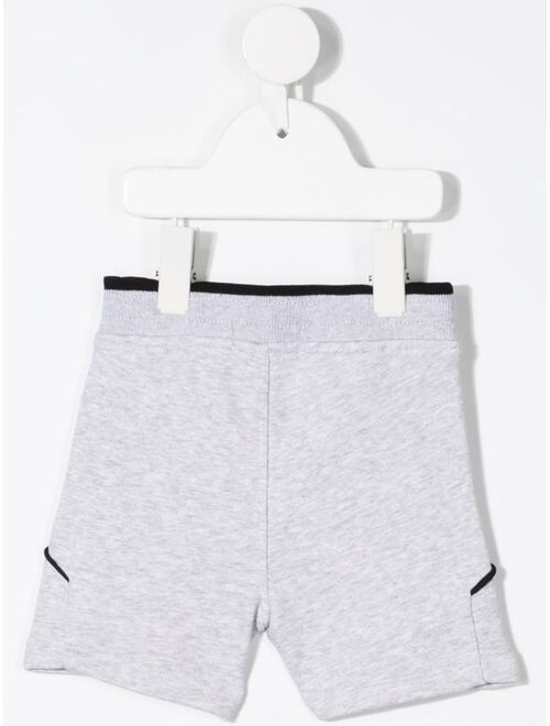 Hugo Boss logo-print drawstring track shorts