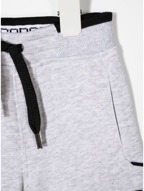 Hugo Boss logo-print drawstring track shorts