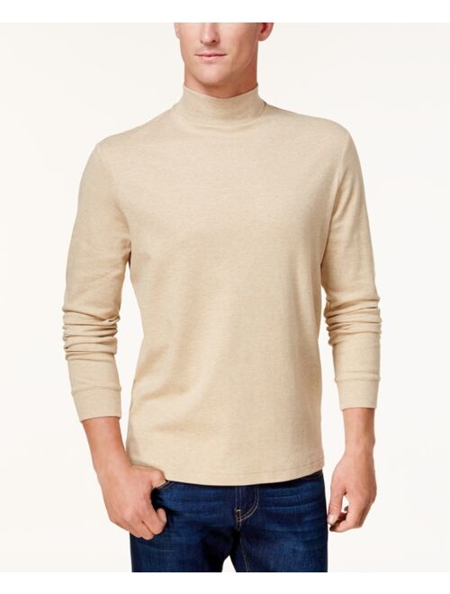 Club Room Men's Solid Mock Neck Turtleneck Shirt, Created for Macy's