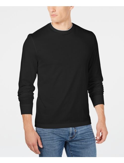 Club Room Men's Doubler Crewneck T-Shirt, Created for Macy's