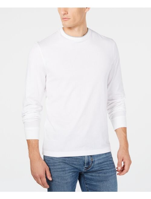 Club Room Men's Doubler Crewneck T-Shirt, Created for Macy's