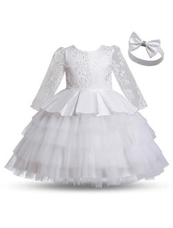 TTYAOVO Girls Applique Birthday Party Princess Rainbow Dress Wedding Ball Gown