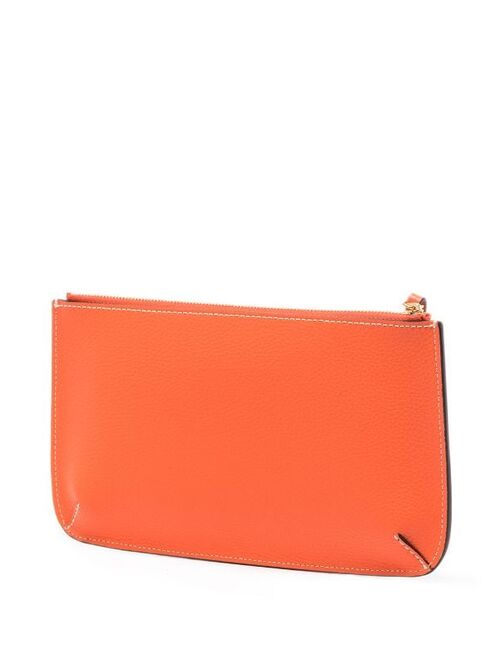 Darryl leather clutch bag