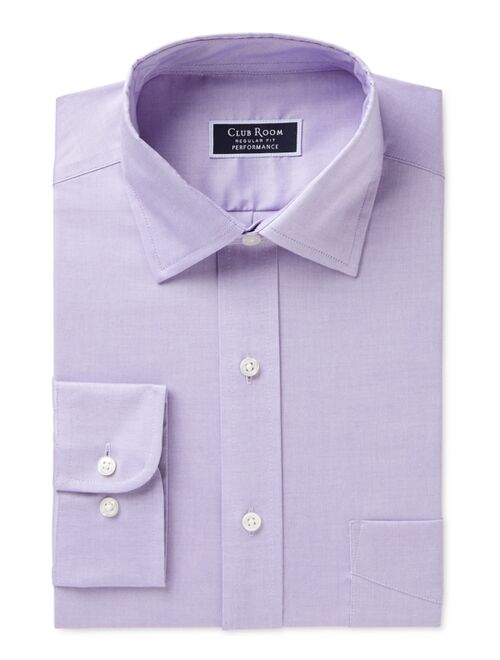 Club Room Men's Classic/Regular Performance Pinpoint Dress Shirt, Created for Macy's