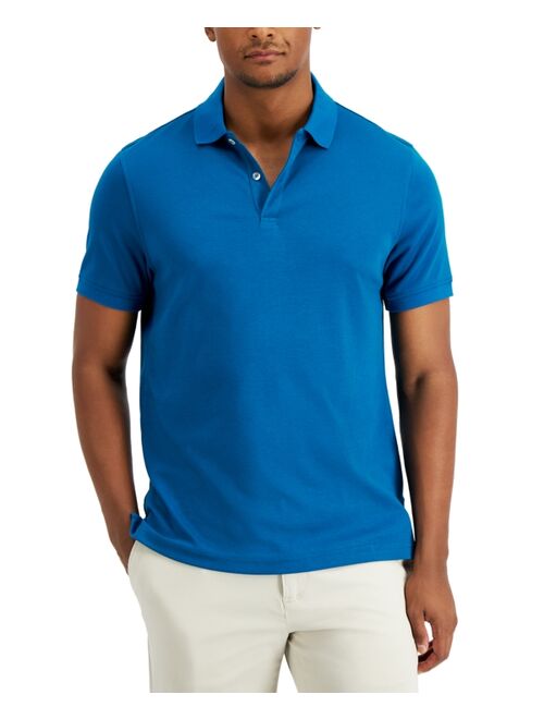 Club Room Men's Soft Touch Interlock Polo, Created for Macy's